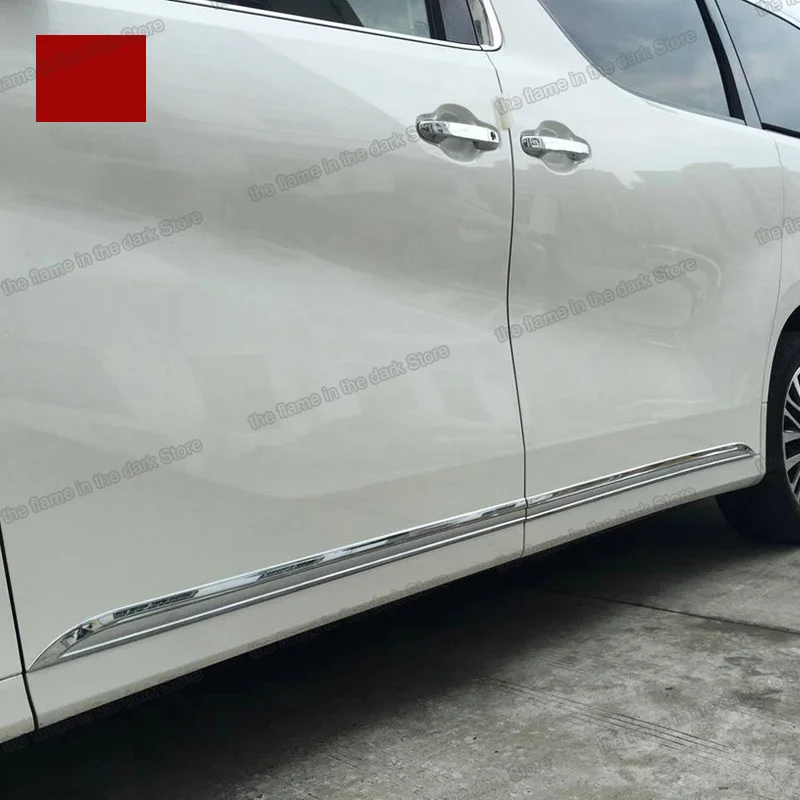 Lsrtw2017 Блестящий серебряный корпус из АБС-пластика хромированный toyota alphard vellfire 2015