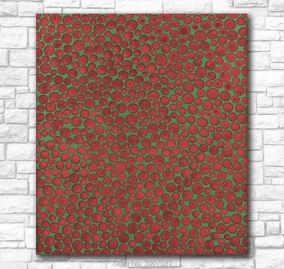 

Free Shipping Wall Art Kusama Yayoi Dots 80 Hand Painted For Living Room Home Decoration Oil Painting On Canvas Wall Painting