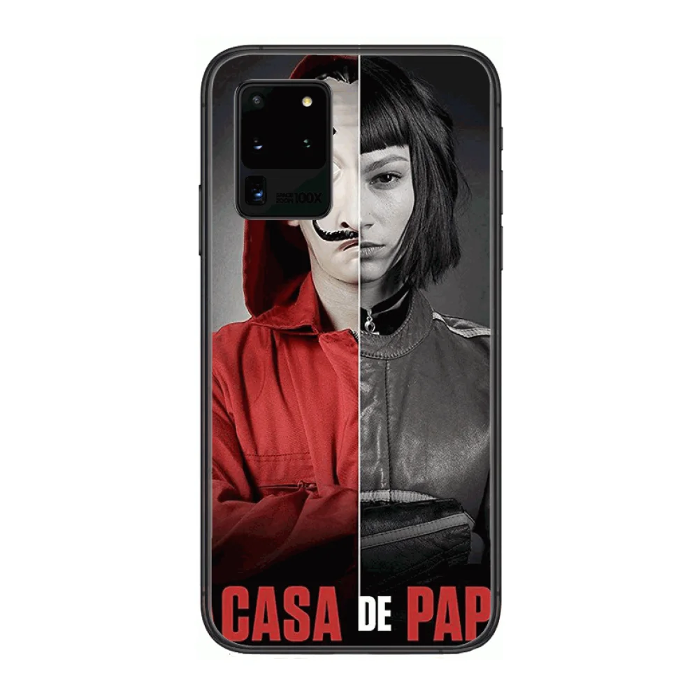 

Money Heist House Phone cover hull For SamSung Galaxy S 6 7 8 9 10 20 Plus Edge E 5G Lite Ultra black soft bumper