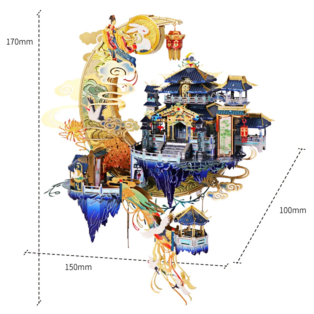 

D Metal Puzzle Twelve Constellations model kits with LED light DIY 3D Laser Cut Assemble Jigsaw Toys decoration For Audit