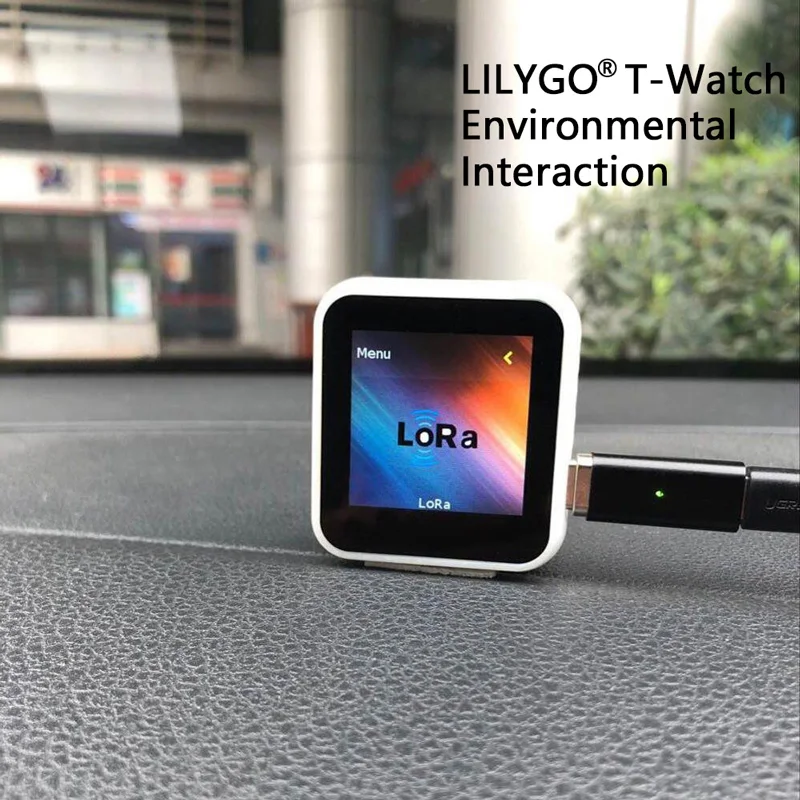 

LILYGO®TTGO T-Watch программируемый переносной сенсорный экран Lora ESP32 с поддержкой Wi-Fi и Bluetooth