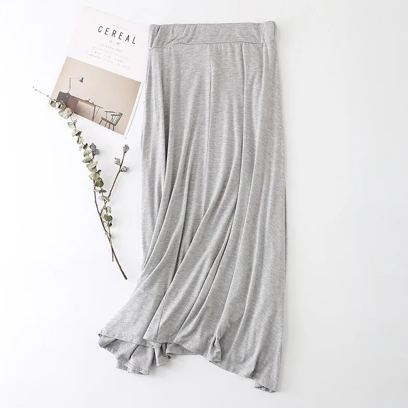 Женская Асимметричная длинная юбка Sanishroly из модала с высокой эластичной талией