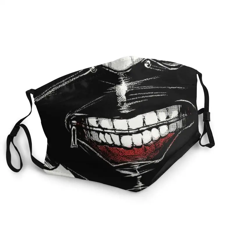 

Ken Kaneki Tokyo Ghoul Adjustable Face Mask Unisex Manga Anime Dustproof Protection Cover Respirator Mouth-Muffle