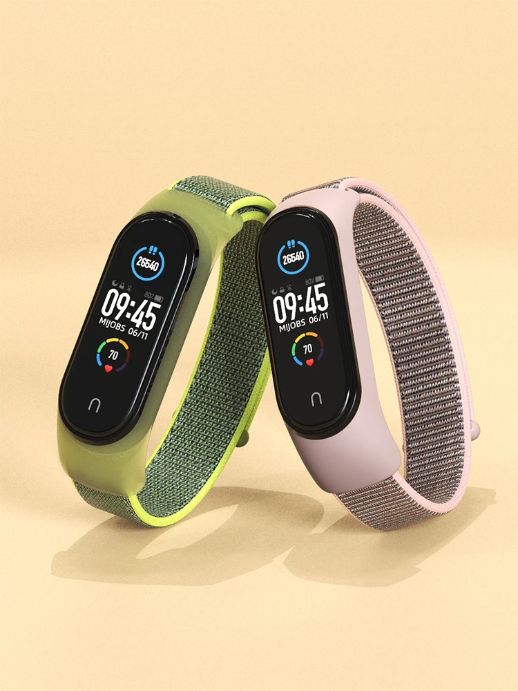Нейлоновый ремешок Forwelleny для браслета Xiaomi Mi Band 6 5 4 3 NFC | Электроника