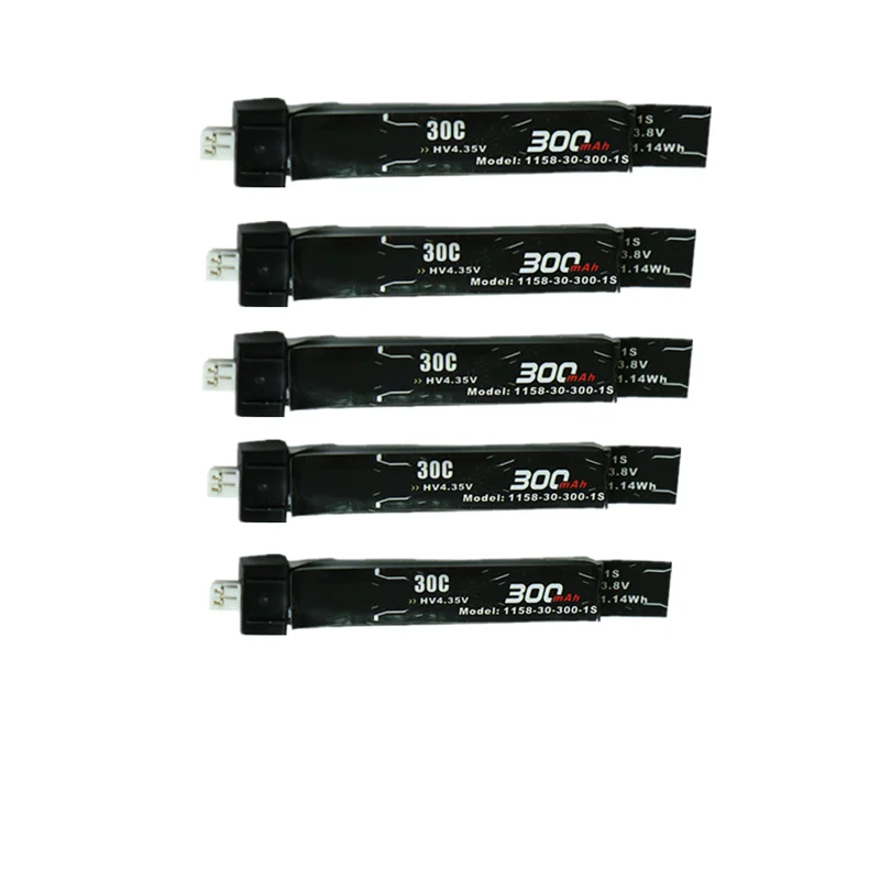 300mAh 3 8 V 30C 1S HV Lipo батарея 4 35 PH2.0 разъем для радиоуправляемого гоночного дрона Tinywhoop
