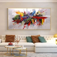 abstract colorful painting canvas painting graffiti art posters and prints modern wall art pictures for living room decoration