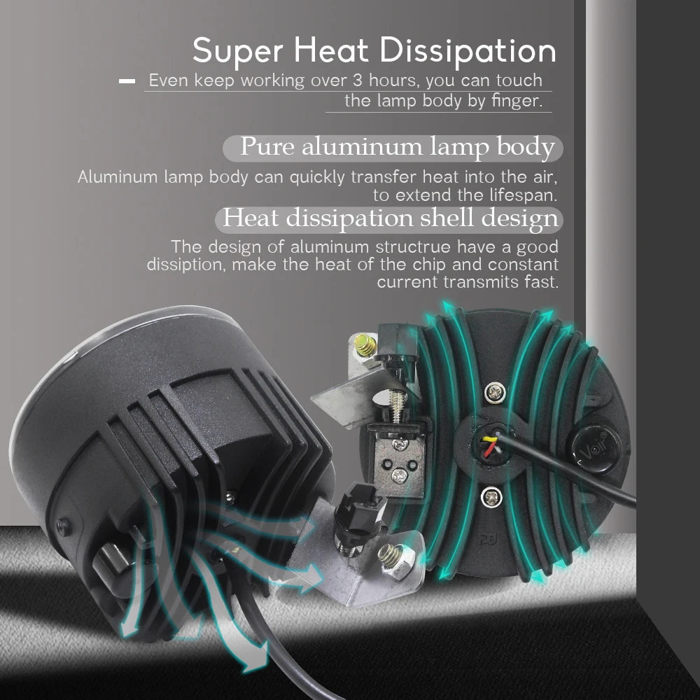 30 Вт Автомобильный светодиодный лампы Противотуманные фары светильник головной