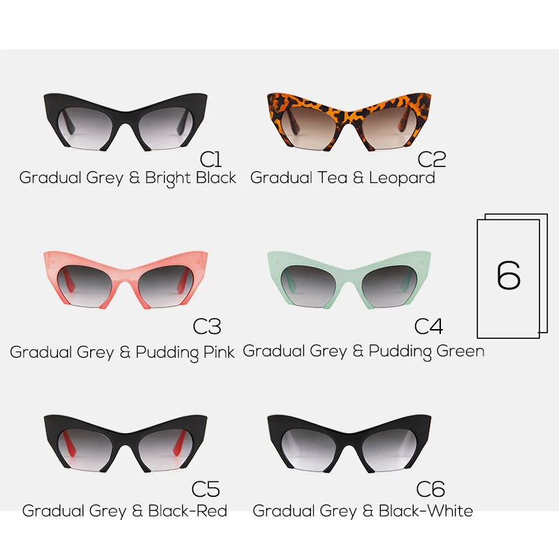 Женские Полуободковые солнцезащитные очки SORVINO Retrp роскошные брендовые