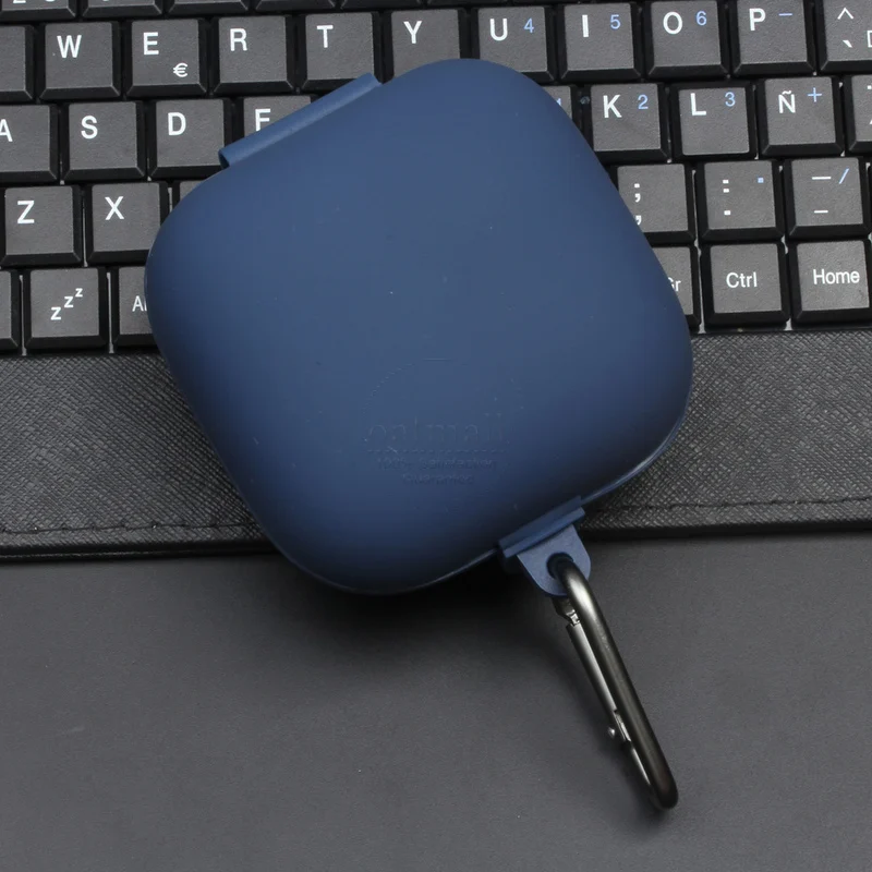 Deep Blue Матовый Мягкий силикон для Apple Beats Powerbeats Pro Чехол для зарядки рукав беспроводные наушники защитные аксессуары для кожи - Цвет: Deep Blue