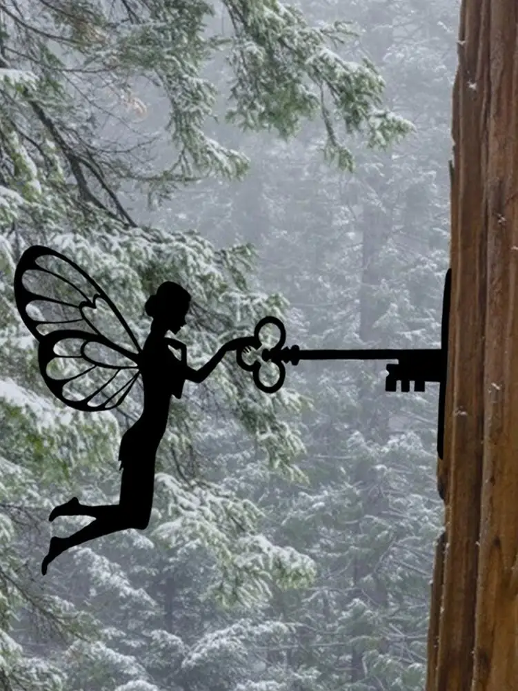 Сказочный эльф украшение в виде дерева металлическое искусство вставка