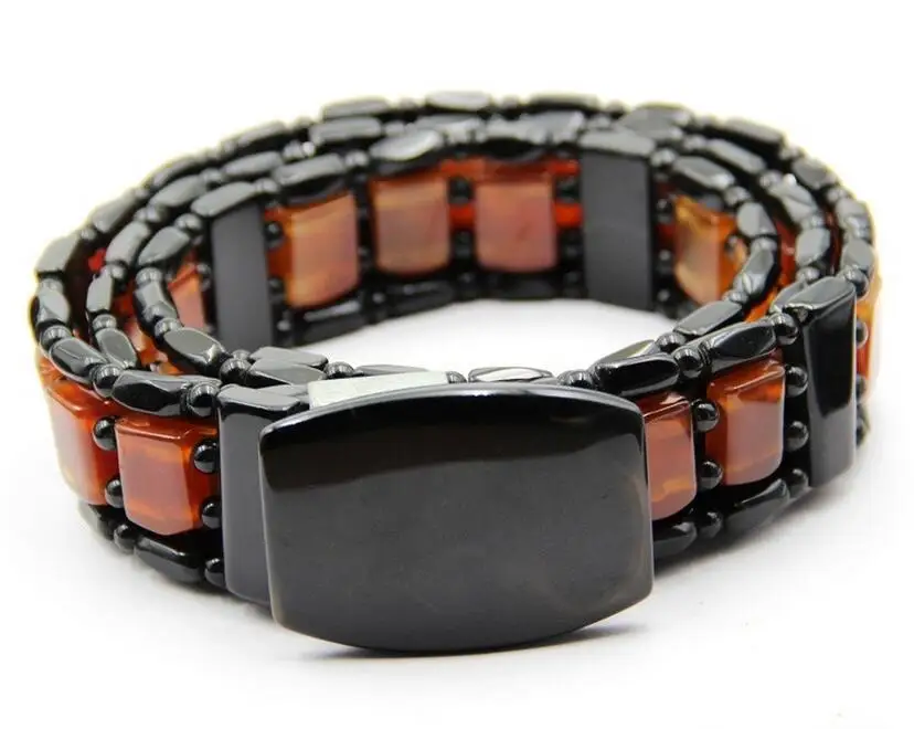 Натуральный Бразильский яркий красный и черный классический нефритовый ремень