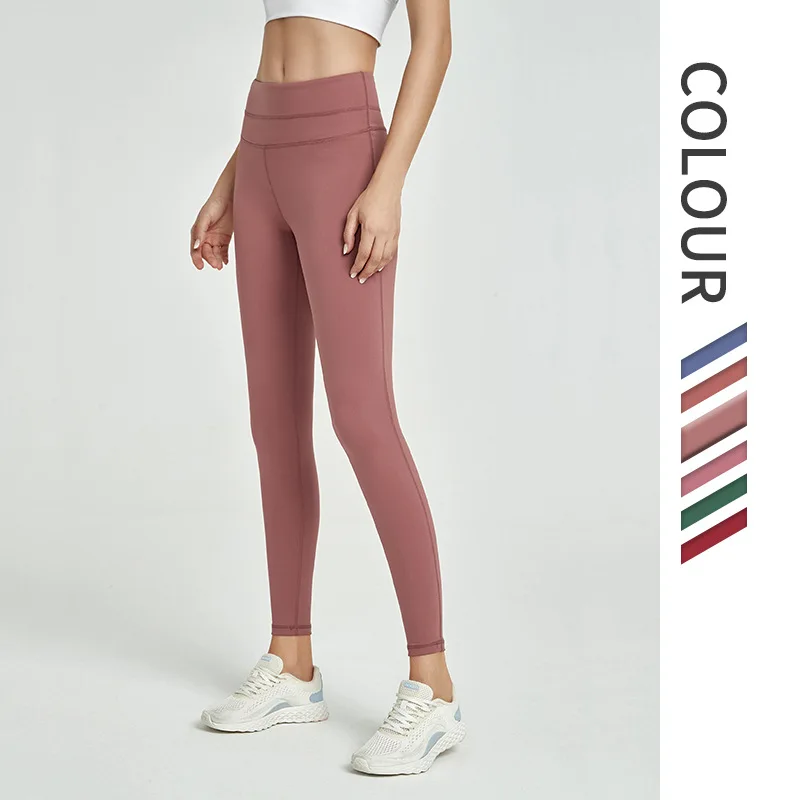 Oyoo высокие эластичные зеленые спортивные Леггинсы для кожи с высокой талией