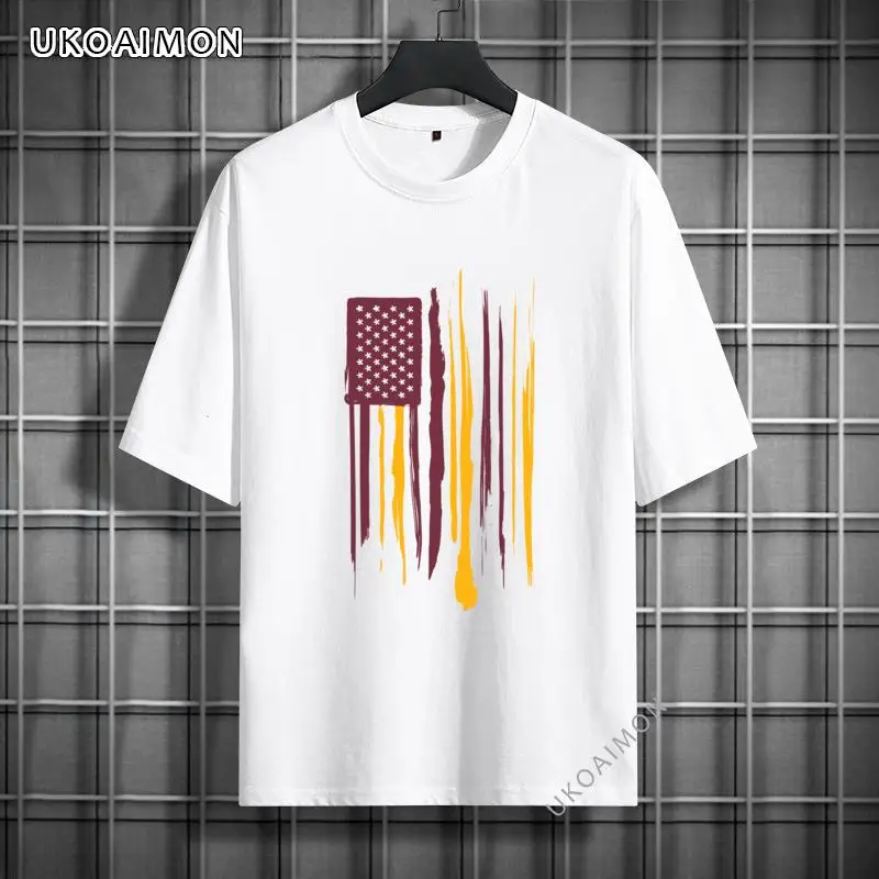 

New Arrival Washington Redskins Adult Streetwear Tees Men's Funky T Shirt Cotton Autumn T Shirts Unique Casual TShirts Hipster