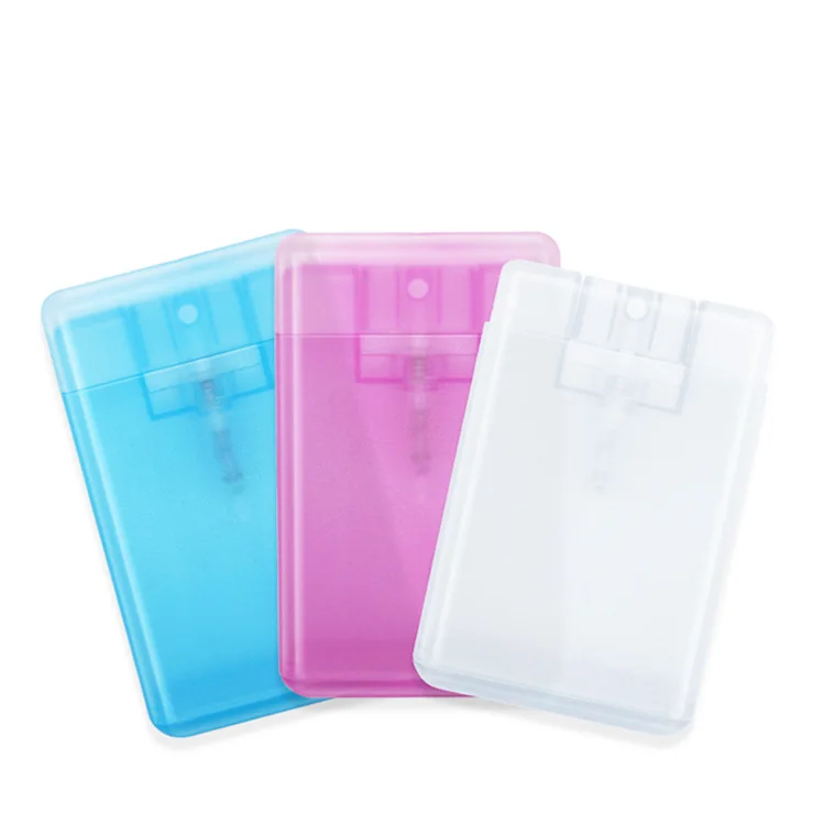 1 шт 20 мл пластиковый спрей коробка для духов карта увлажняющий флакон