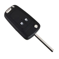 2 buttons folding car key shell remote flip key fob case for opel vauxhall astra h insignia j vectra c corsa d zafira g buick