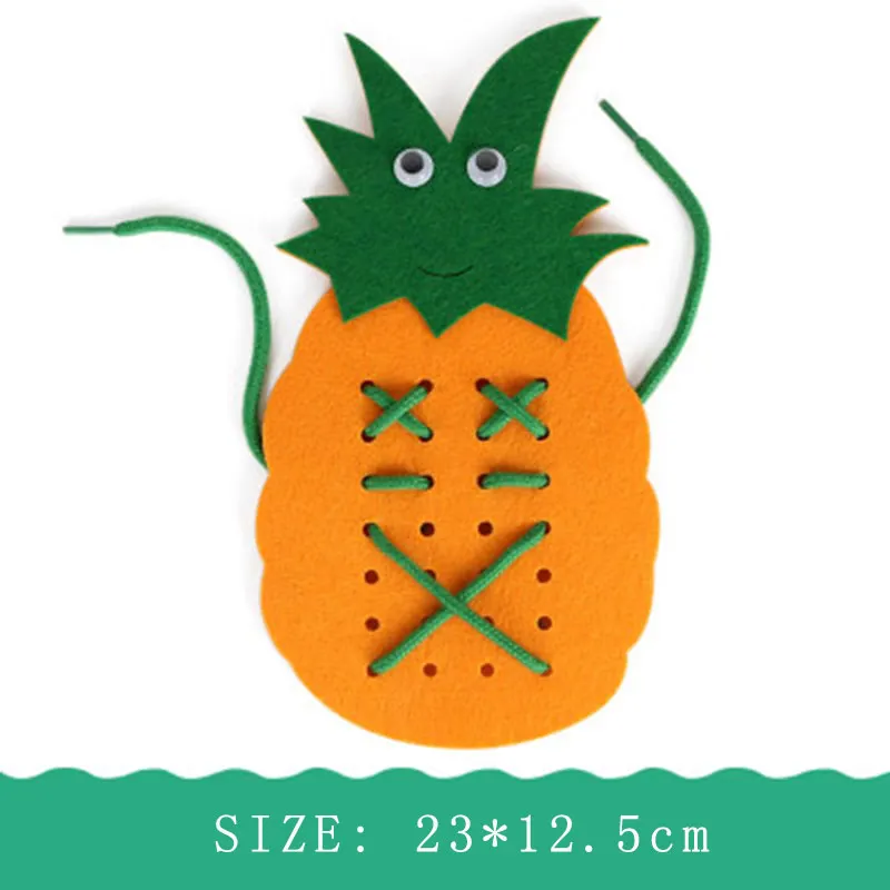 Недорогая веревка с ананасами детская обувная обувь ручной работы обучающие