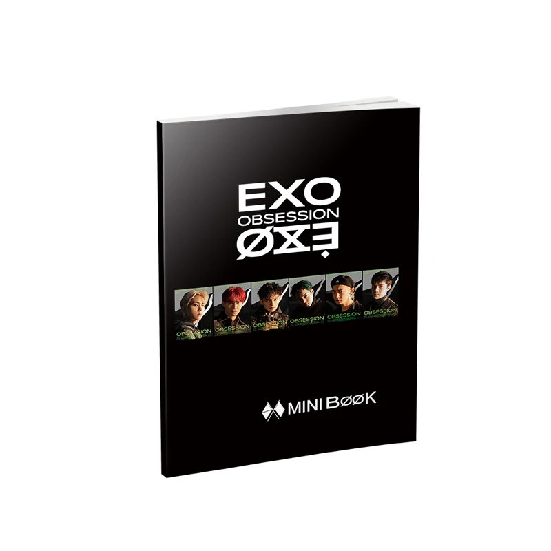 EXO OBSESSION Мода K pop мини Фотокнига фото карты вентиляторы коллекция Прямая