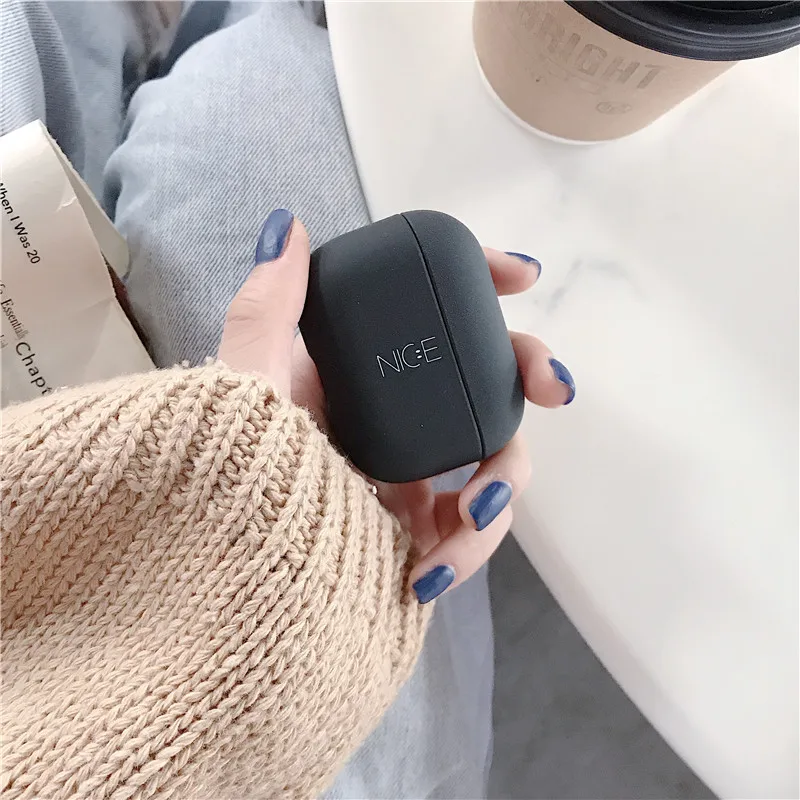 OTTWN для AirPods Pro Новый ПК Жесткий милый чехол коробка чистый цвет простой приятный