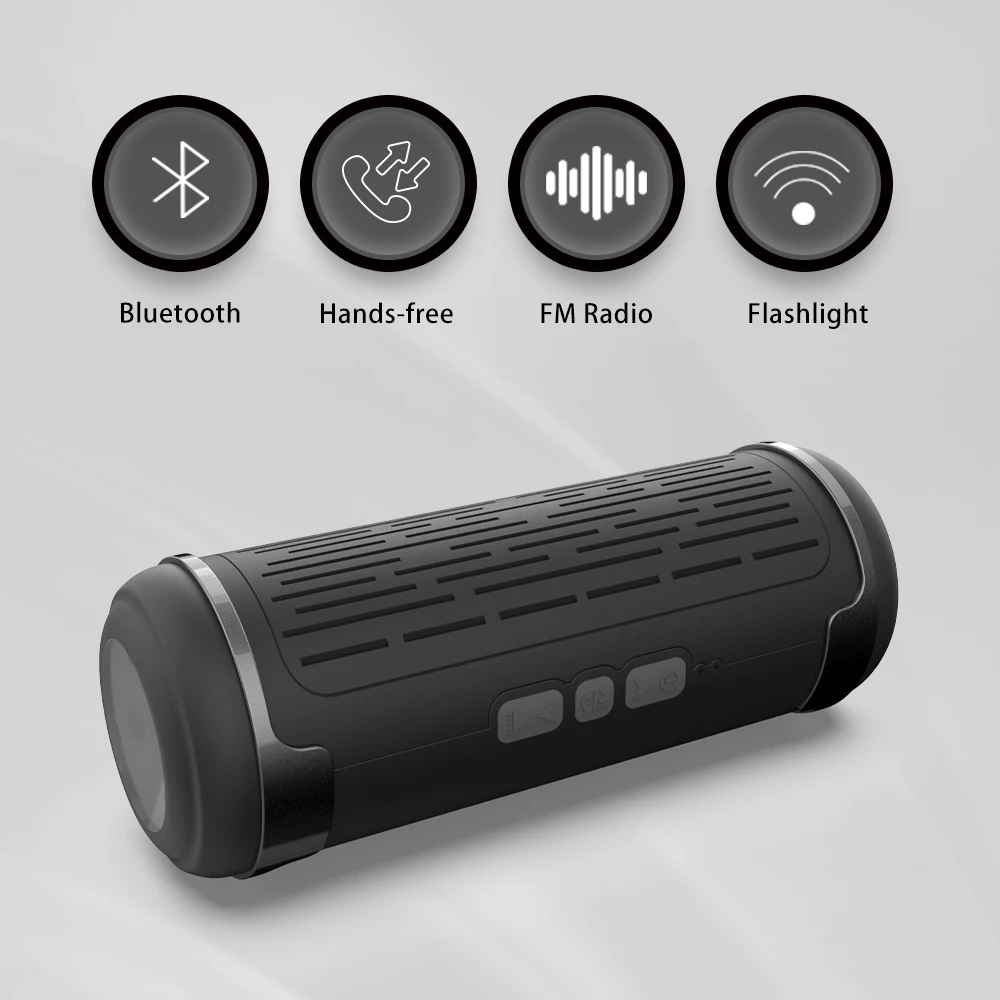 

Bluetooth-Колонка LSM 2323, портативная беспроводная акустическая система, 3D стерео музыкальный центр, объемная звуковая панель TF AUX USB Радио