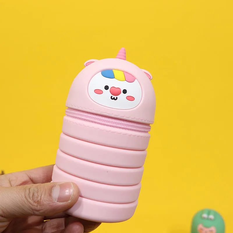 Милый единорог мультфильм Карандаш сумка кролик утенок карандаш держатель