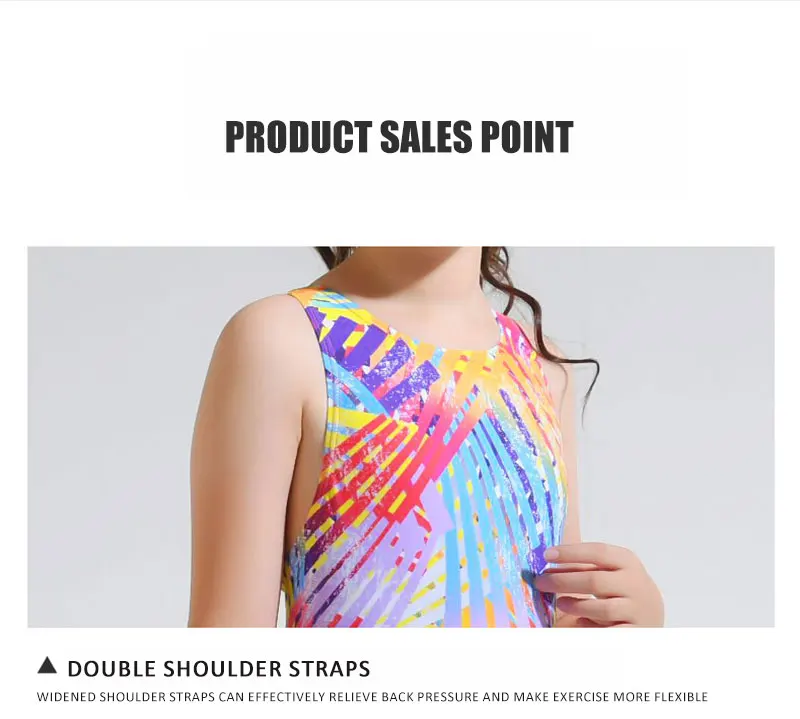 

Children's One-Piece Swimsuits Girls Sleeveless Professional Water Swimwear Baby Bikni Swimming Pool Sport Training Clothes