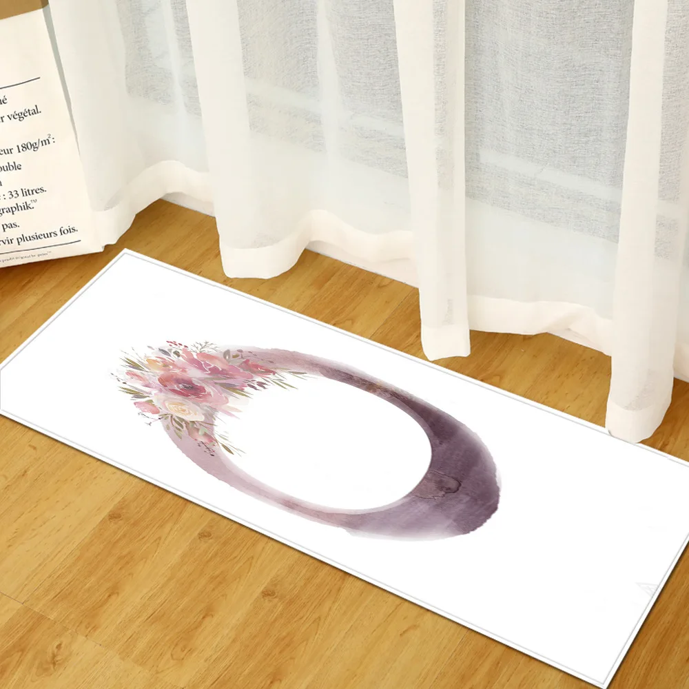 Домашний декор с буквенным принтом коврик для входной двери напольный мягкие