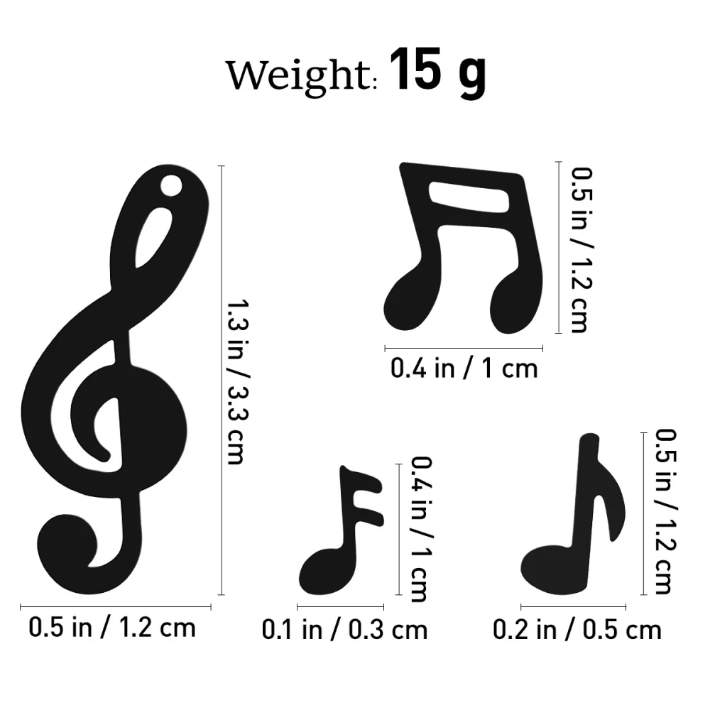 TOYANDONA 15g Musical Note Confetti Table Decorations Party Supplies for Party Birthday Wedding Baby Shower Festival (Asso