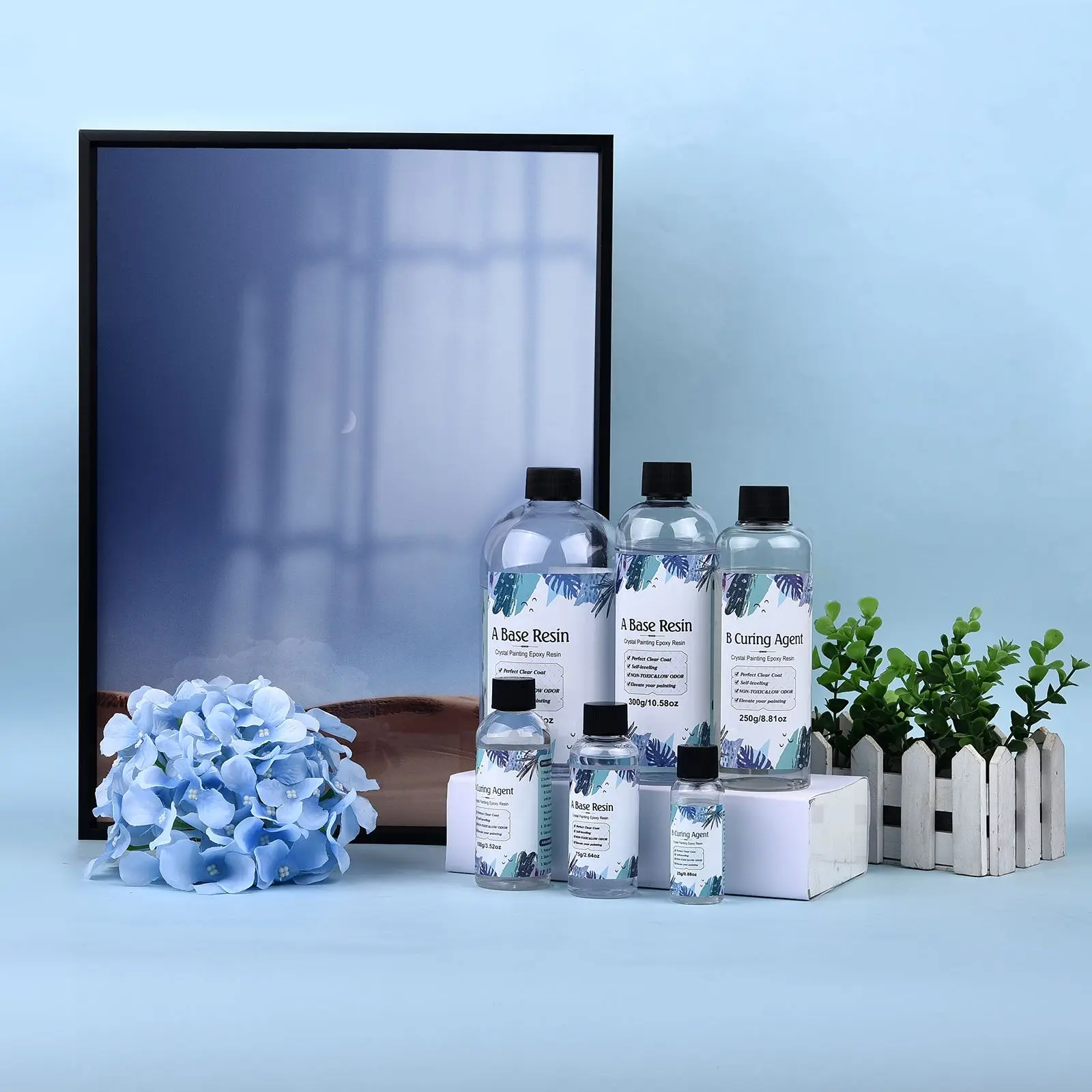 Клей для эпоксидной смолы AB 3:1 быстроотверждаемый клей форма прозрачный