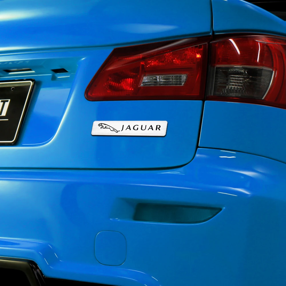 1Pcs 3D Car Aluminum Metal Body Emblem Stickers For Jaguar XF XE XJ F-Pace X-Type S-Type F-Type I-PACE XK XEL XFL F-PACE E-PACE |