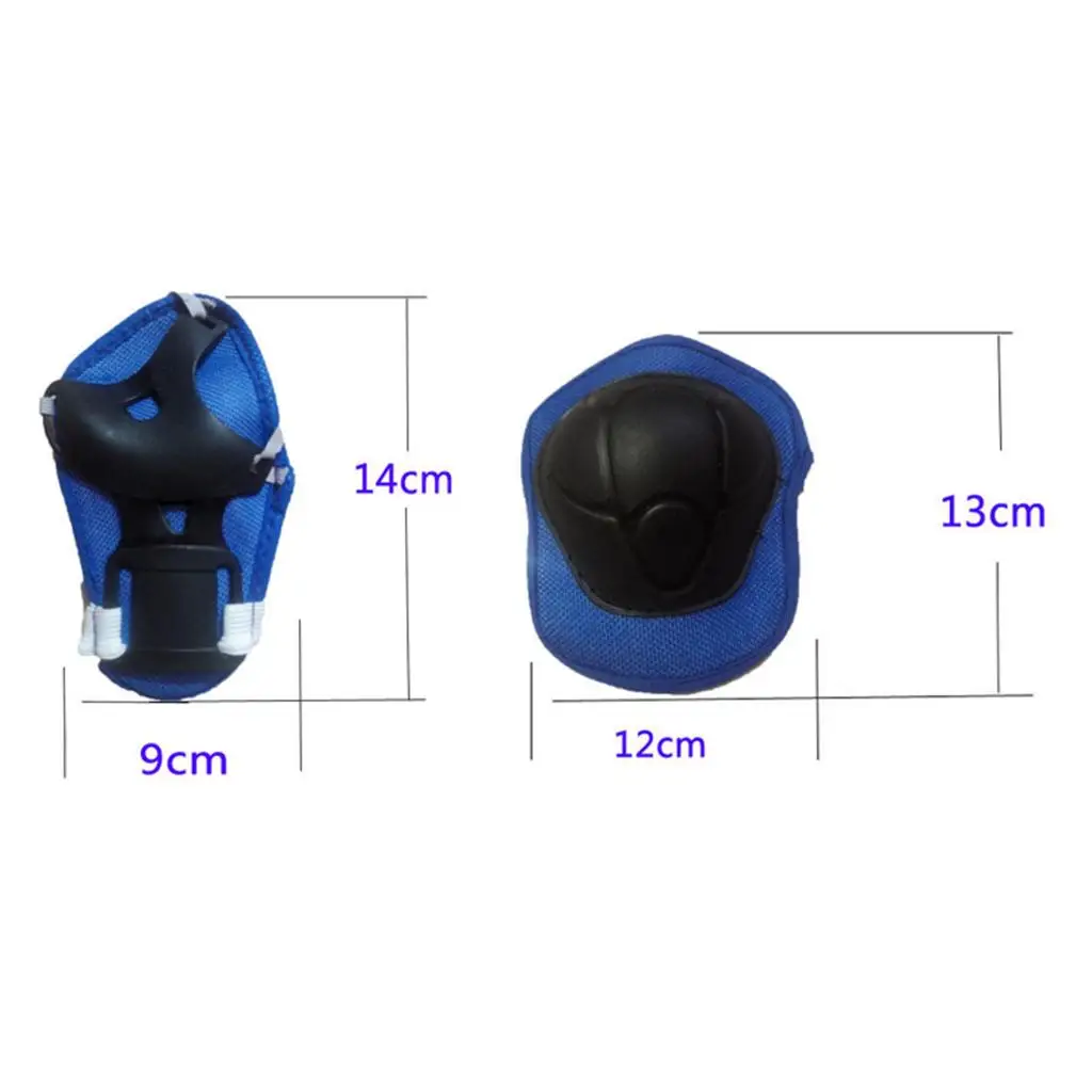6/7Pcs Siku Tangan Lutut Bantalan Sport Safety Pelindung Guard untuk Anak-anak Skating Scooter Skateboard Bersepeda