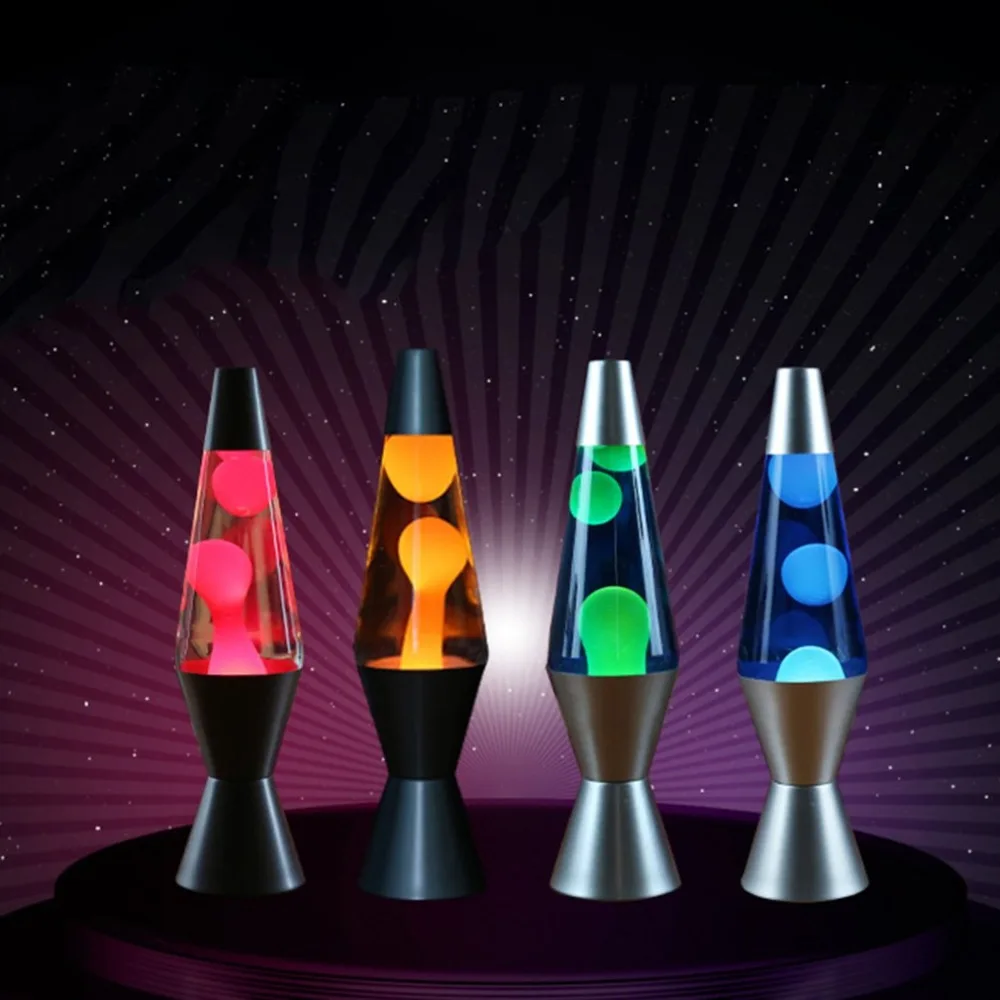 Алюминиевый базовый ночной Светильник Лава восковая лампа жидкая паста