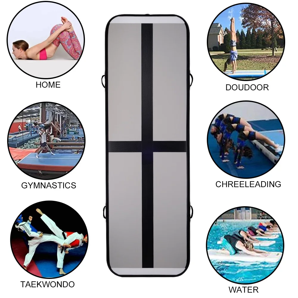4M Airtrack Promotion ! Customized Logo Inflatable Air Floor Mat For Home Use DWF Tumble Track Bounce Jumping | Игрушки и хобби