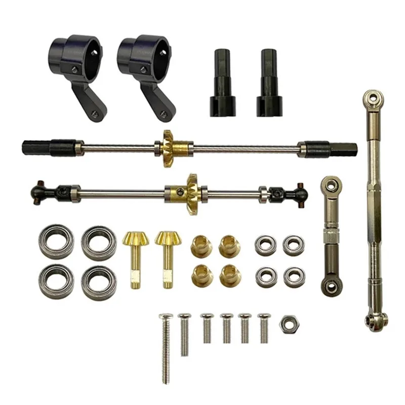 

Upgrade Metal Gear Bridge Axle for WPL C14 C24 C34 C44 B14 B24 B16 B36 1/16 RC Car Spare Parts Accessories