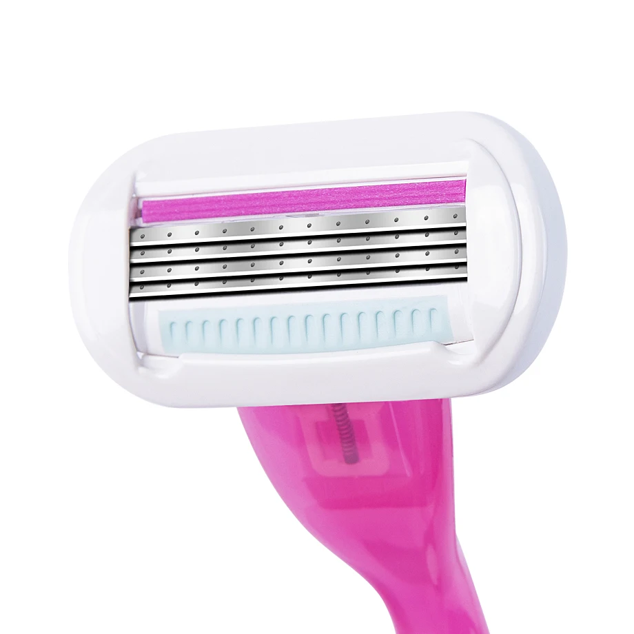 для бритья лица бритва женская лезвие бритвы триммер женский navalha GUETTA 2021 розовая