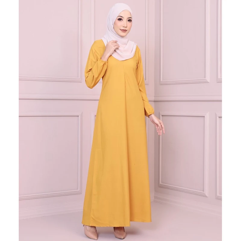 

F906Abaya Dubai kimono turban Muslim dress African women's dress abaya Dubai kaftan Islamic dress