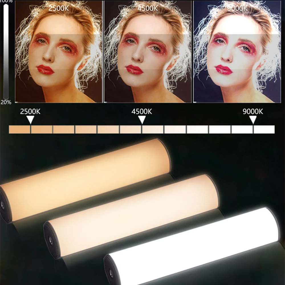 W200 RGB светодиодный светильник для фотосъемки 7 Вт 2500-9000K ручной видео мягкий