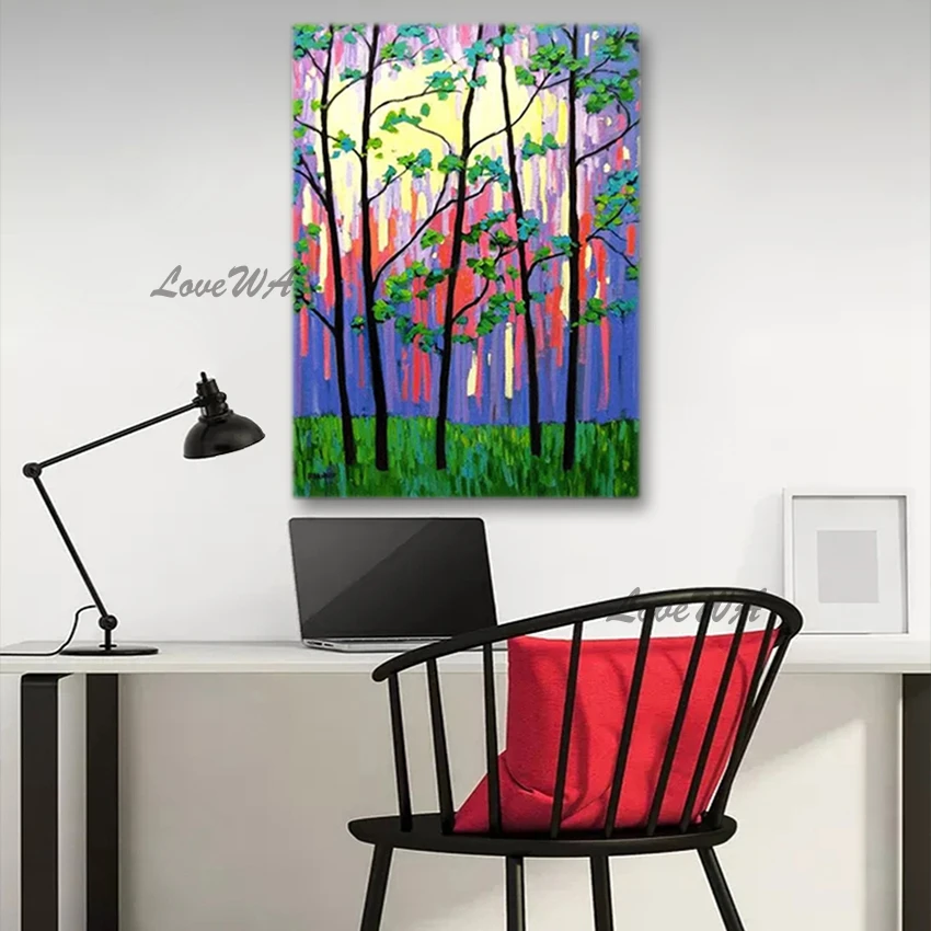 Дешевые абстрактные акриловые картины на холсте Настенная картина Искусство 100%