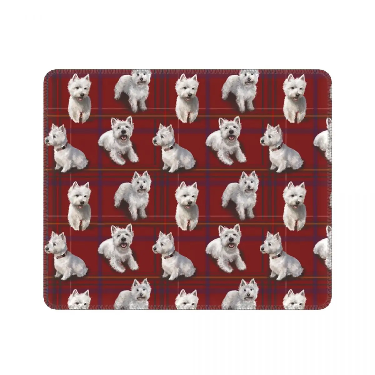 Коврик для мыши West Highland Terrier Westie Dog игровой Настольный коврик ноутбука с милыми