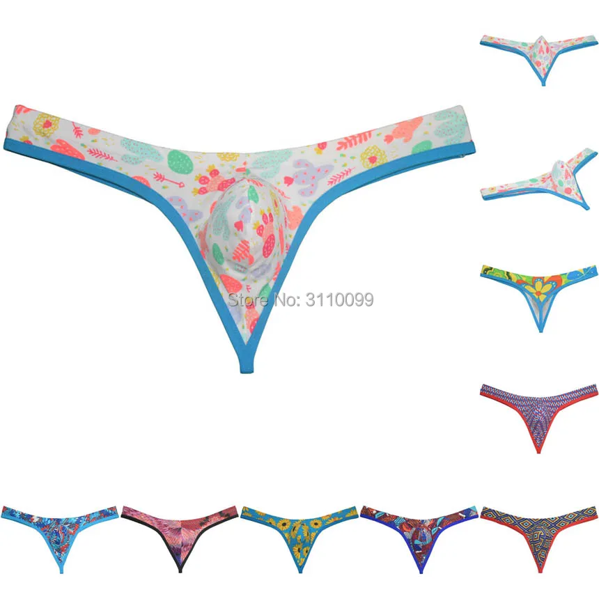 Новинка мужские стринги эластичные Т-обратная сторона спортивные полихромные