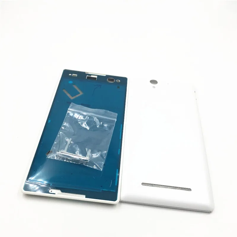 Рамка для ЖК дисплея с полным покрытием корпуса рамка Sony Xperia C3 S55T S55U сменная