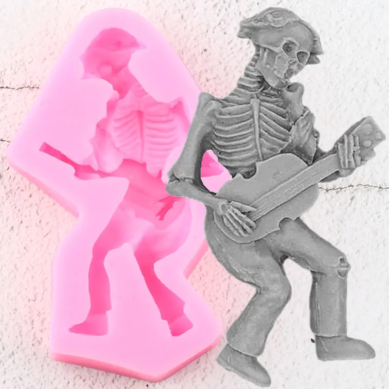 Инструменты для украшения тортов на Хэллоуин силиконовые формы в виде черепа