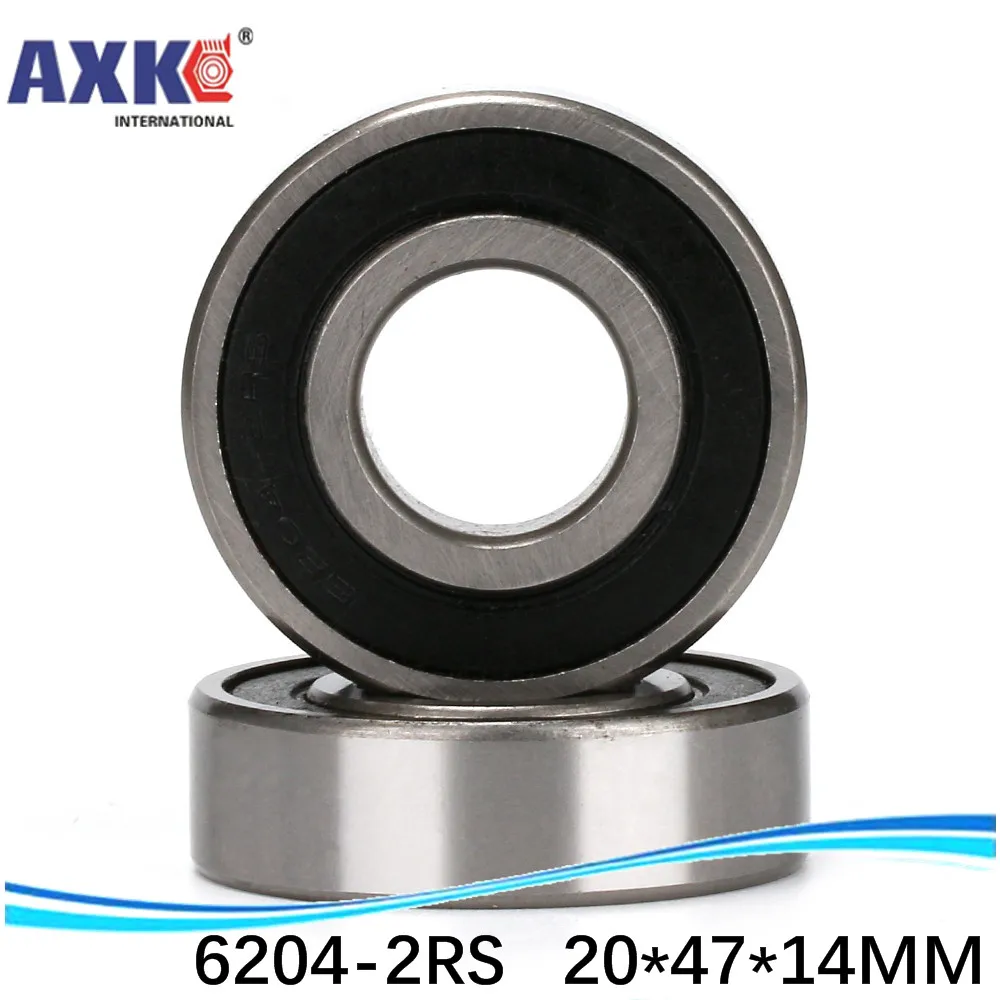 

1pcs double Rubber sealing cover deep groove ball bearing 6204-2RS 20*47*14 mm