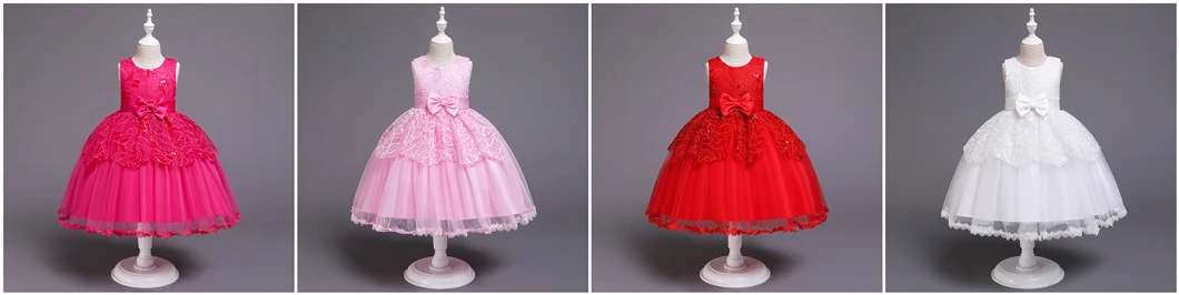 Платье для девочек с блестками; Vestido; Пышное Сетчатое платье принцессы с бантом; костюм; праздничное платье принцессы на День рождения; BH-855