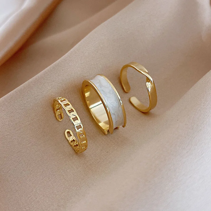 

Set of Ring Women Ins Fashion Ring Women Design Index Finger Ring for Women 2021 Light Luxury Korean Popular New Accessories