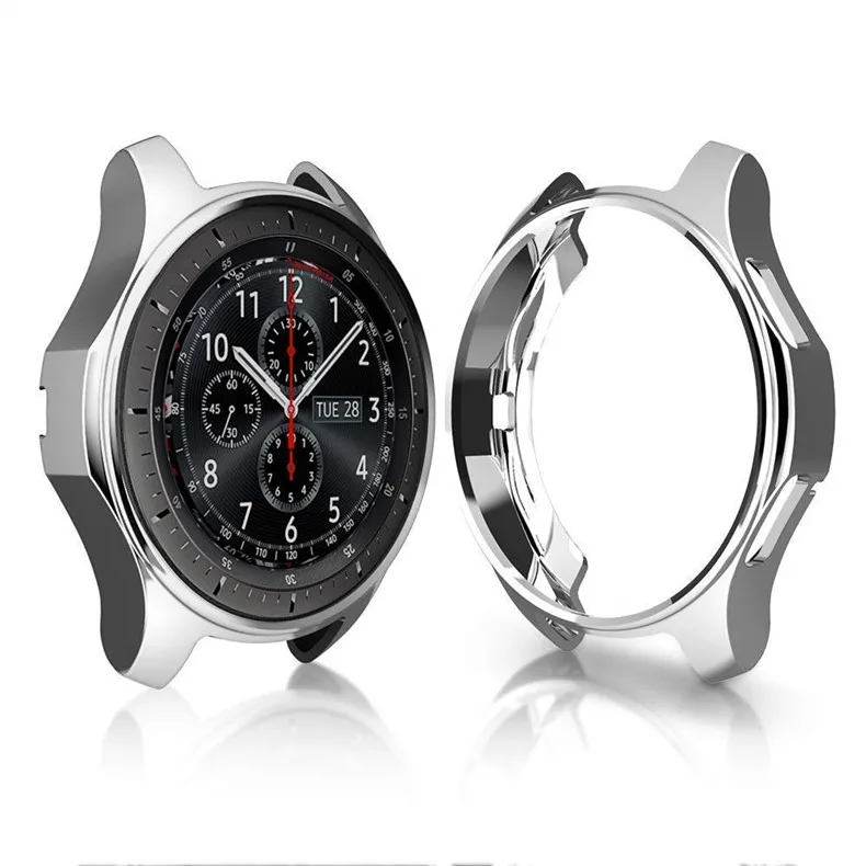 Gear S3 frontier для samsung Galaxy Watch 46 мм 42 м чехол ремешок reloj Обложка Мягкий ТПУ покрытием все вокруг Защитный чехол рамка