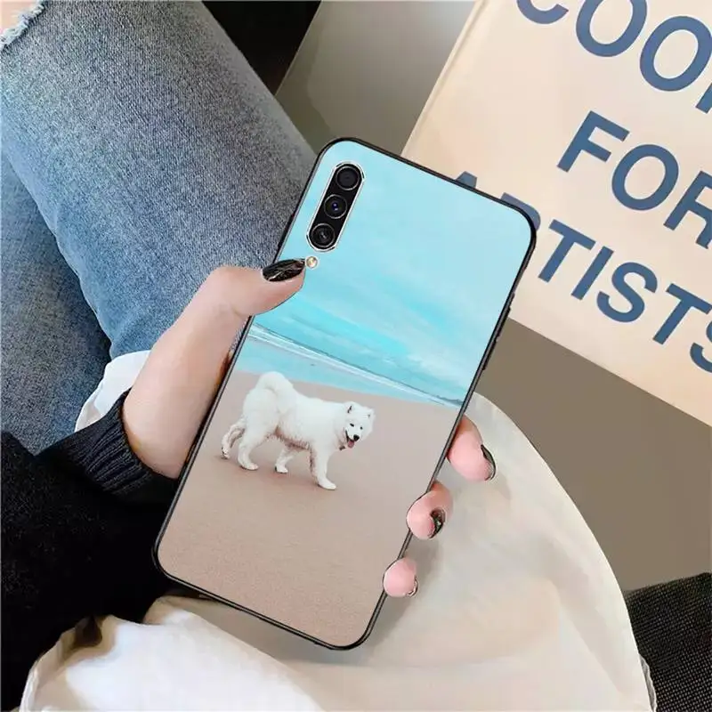

Samoyed cute animal dog Phone Case For Samsung galaxy S 9 10 20 A 10 21 30 31 40 50 51 71 s note 20 j 4 2018 plus