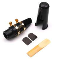 new alto saxophone mouthpiece kit with cap metal ligature reed musical instrument accessories