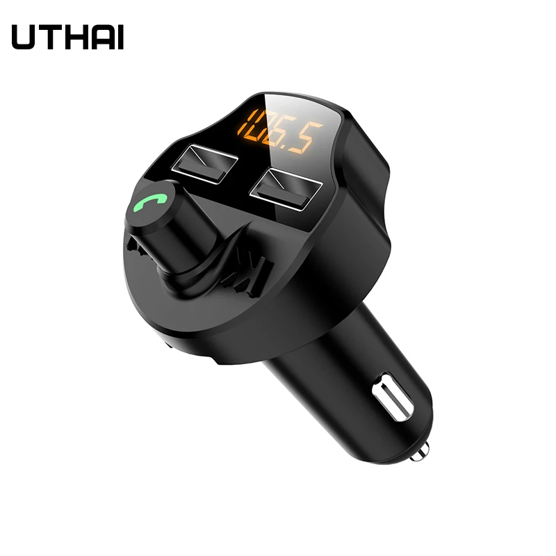 Автомобильный FM-передатчик модулятор 3 1 А USB-разъем Bluetooth беспроводной MP3-плеер