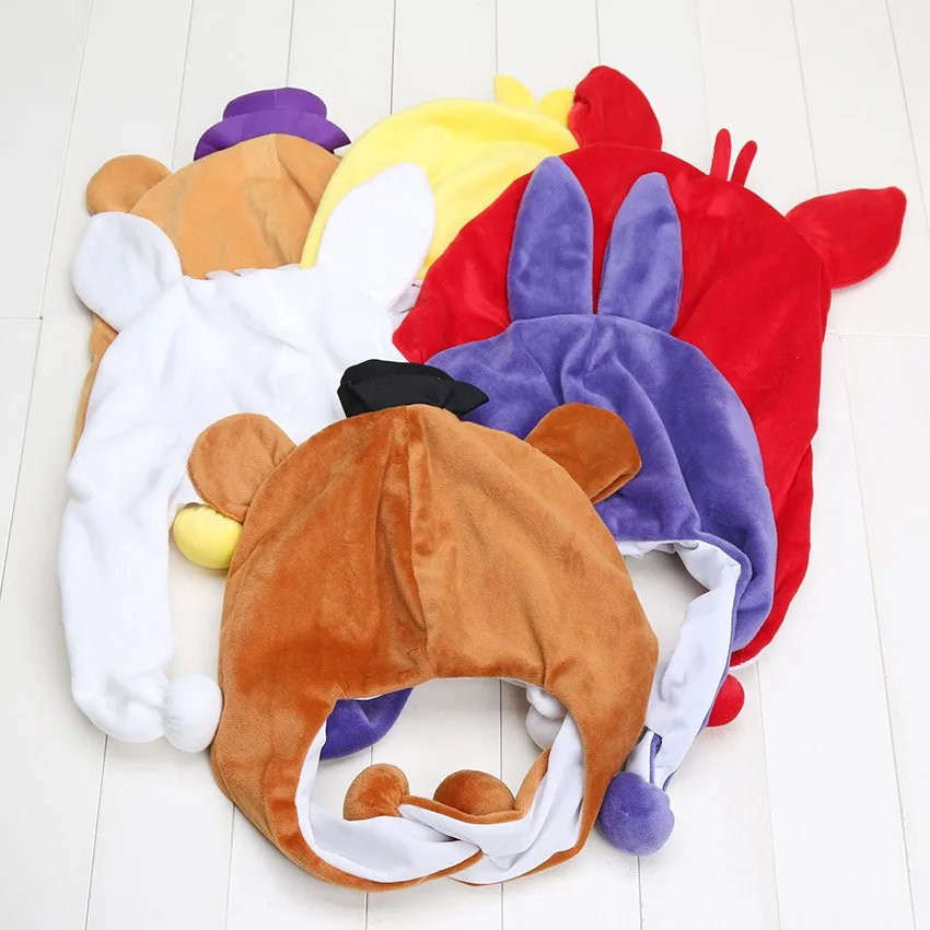 Фредди игрушки комплект из двух частей Косплэй Кепки лисица Чика калечить Бонни