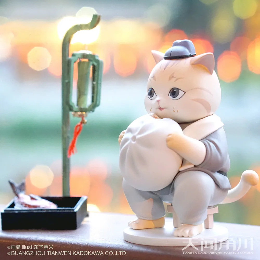 Экшн фигурка в виде кошки Kawaii оригинальная искусственная кошка игрушки ручной